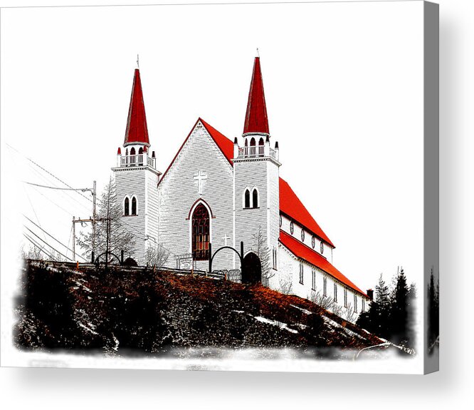 Holy Redeemer Anglican Church Acrylic Print featuring the photograph Holy Redeemer Anglican Church by Zinvolle Art