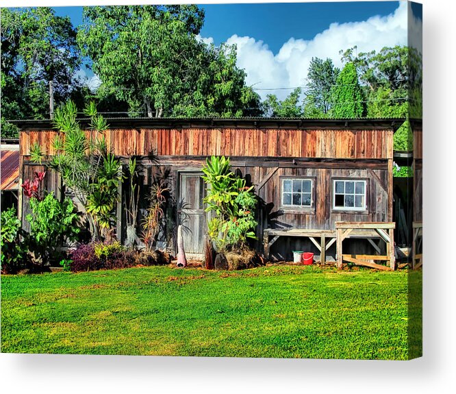 Pottery Shed Acrylic Print featuring the photograph Hui 1 by Dawn Eshelman