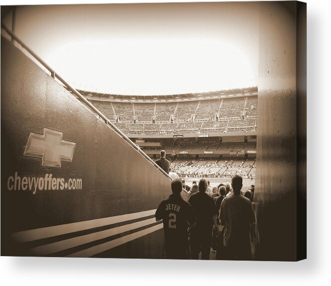 Yankee Stadium Acrylic Print featuring the photograph Inside The Cathedral Of Baseball by Aurelio Zucco