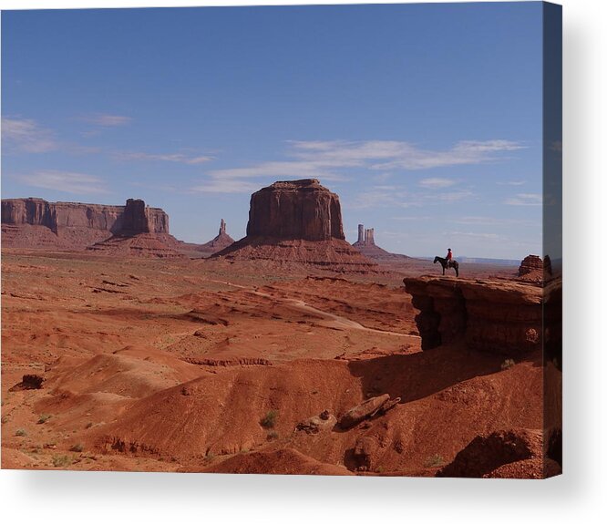 Monument Valley Acrylic Print featuring the photograph John Ford's Point in Monument Valley by Keith Stokes