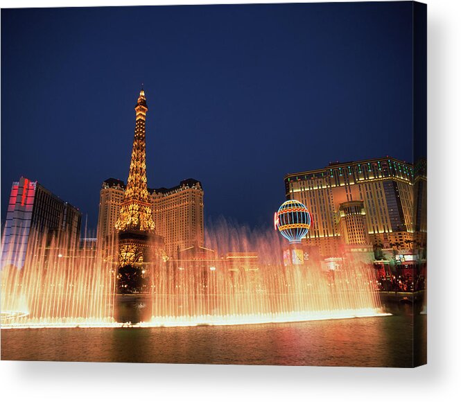 Las Vegas Acrylic Print featuring the photograph Las Vegas Casino by Tony Craddock/science Photo Library