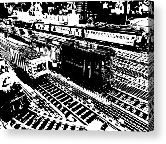 Lego Acrylic Print featuring the photograph Lego Junction by Richard Reeve