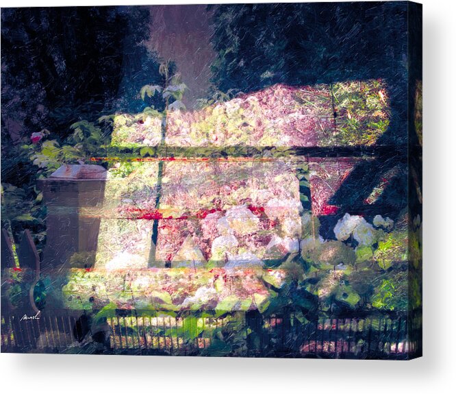 Grunge Acrylic Print featuring the photograph Less Travelled 30 by The Art of Marsha Charlebois