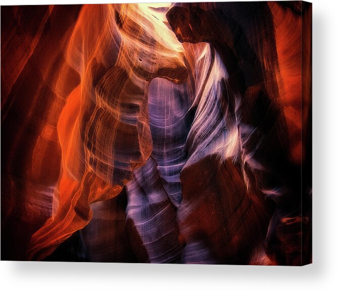 Arizona Acrylic Print featuring the photograph Light Up Above by Randy Dietmeyer