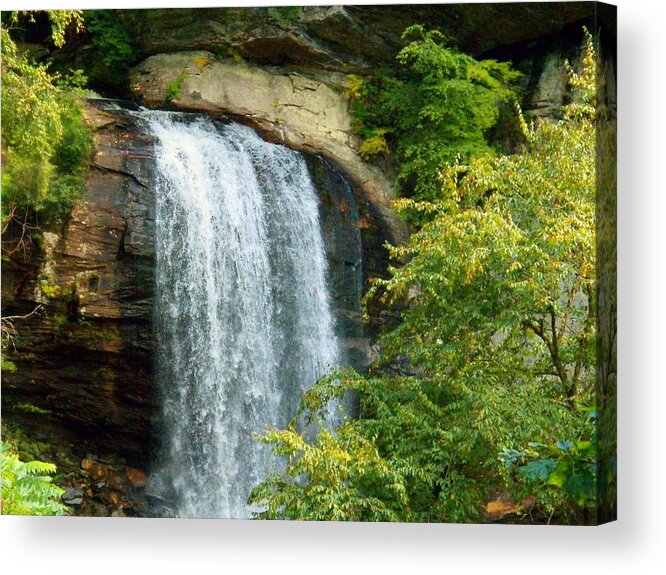 Looking Glass Falls Acrylic Print featuring the photograph Looking Glass Falls 2 by Joyce Kimble Smith