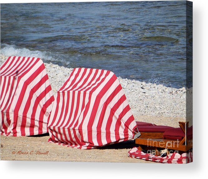 Beach Acrylic Print featuring the photograph M Landscapes Collection No. L74 by Monica C Stovall