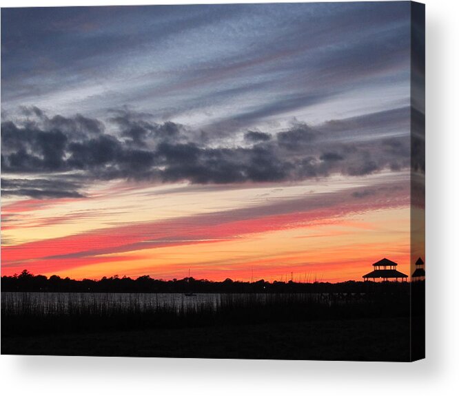 Sunset Acrylic Print featuring the photograph Marvelous View by Joetta Beauford