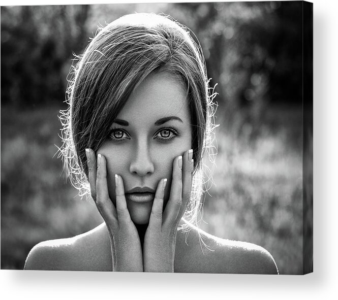 Portrait Acrylic Print featuring the photograph Mary by Alex Malikov