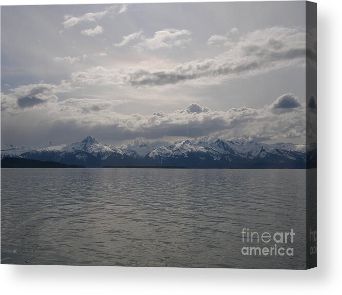 May Acrylic Print featuring the photograph May in Alaska by Bev Conover