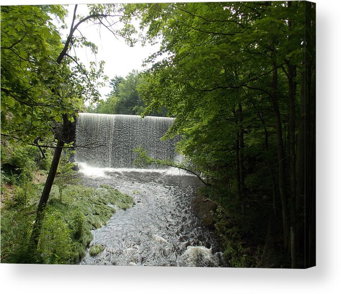 Mill River Acrylic Print featuring the photograph Mill River by Catherine Gagne