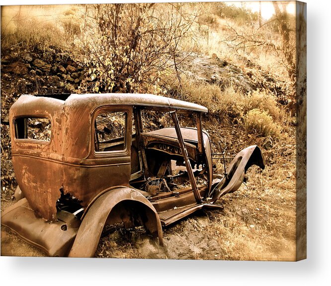 Truck Acrylic Print featuring the photograph Mogollon Truck by Kim Pippinger
