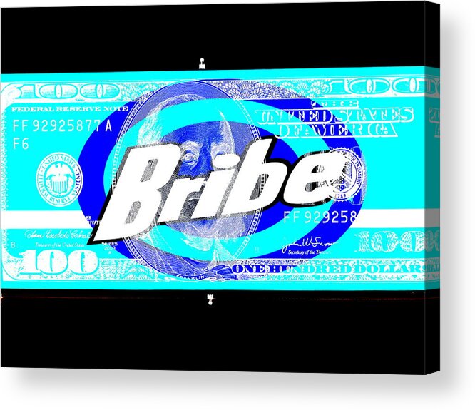 Usa Acrylic Print featuring the photograph Money talks in funky ways by Funkpix Photo Hunter