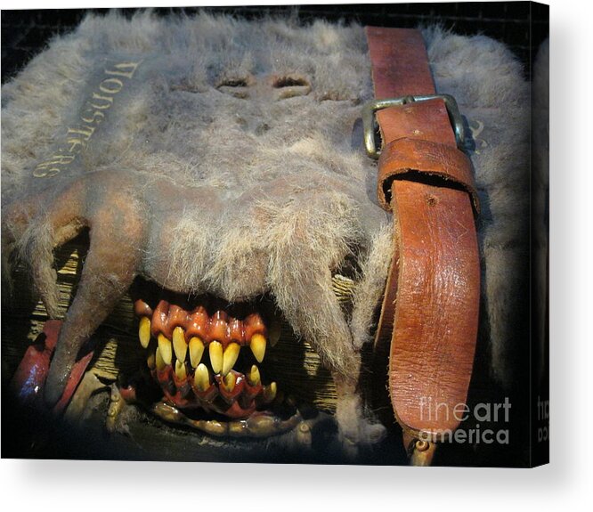 Harry Potter Acrylic Print featuring the mixed media Monster Book of Monsters by Roger Lighterness