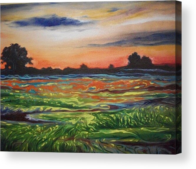 Emery Acrylic Print featuring the painting My Art by Emery Franklin