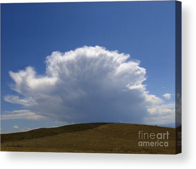 Clouds Acrylic Print featuring the photograph My Sky View - 2 by Kae Cheatham