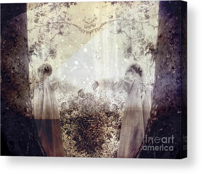 Fantasy Acrylic Print featuring the photograph Never Grow Up by Ellen Cotton