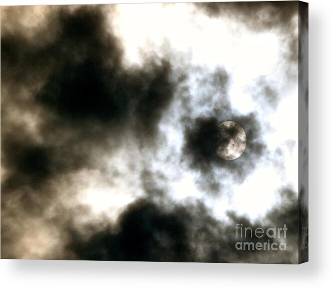 Sun Acrylic Print featuring the photograph Nighttime sun by Deena Withycombe