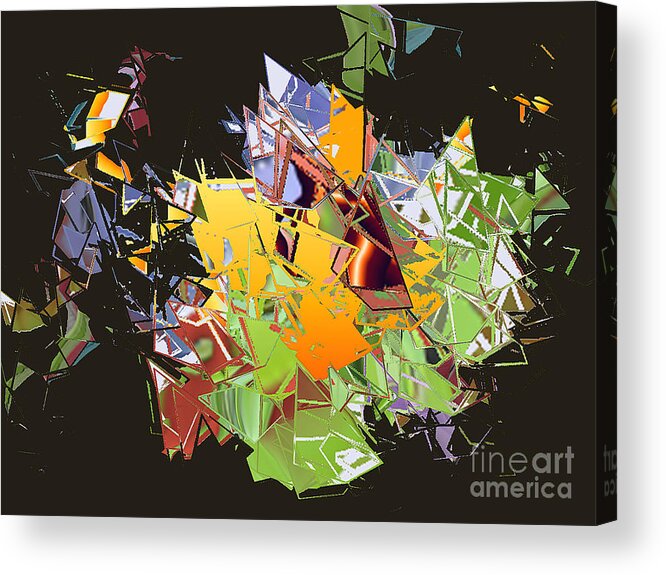  Acrylic Print featuring the digital art No. 237 by John Grieder