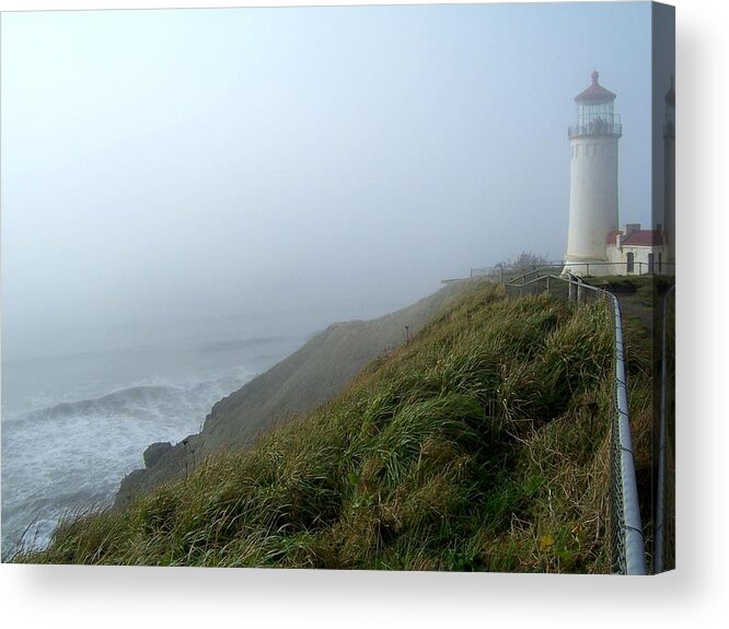 Beach Acrylic Print featuring the photograph North Head Lighthouse 1 by Peter Mooyman