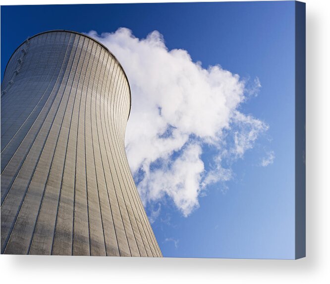 Air Pollution Acrylic Print featuring the photograph Nuclear Power Plant by Micha Pawlitzki