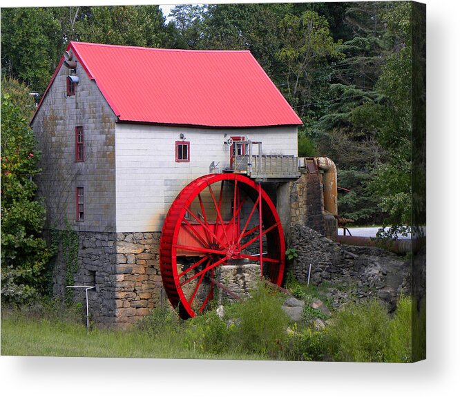 Mill Acrylic Print featuring the photograph Old Mill of Guilford by Sandi OReilly