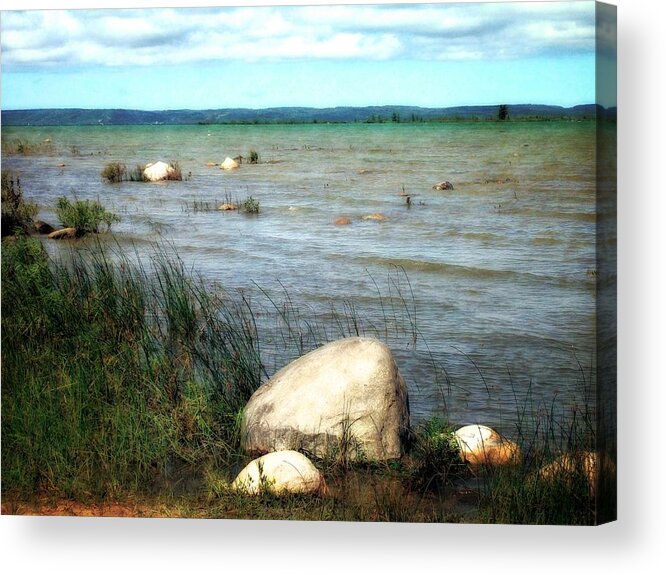 Beach Acrylic Print featuring the photograph Old Mission Peninsula by Michelle Calkins