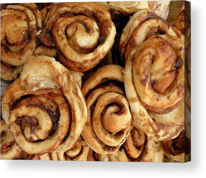 Photographs Acrylic Print featuring the photograph Ooey Gooey Cinnamon Buns by Brian Chase