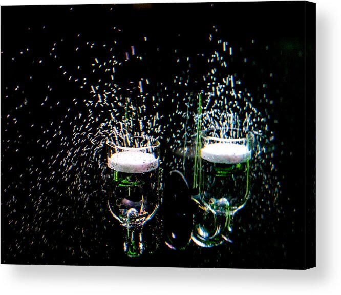 Aquarium Acrylic Print featuring the photograph Oxygen cocktail by Michael Goyberg