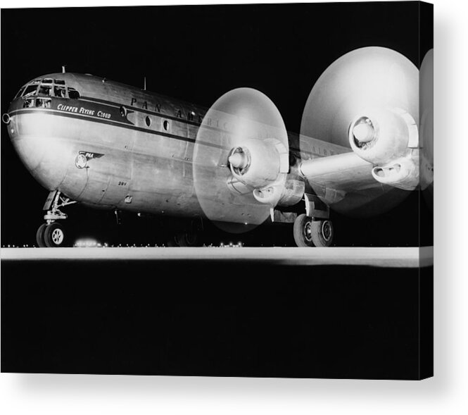1949 Acrylic Print featuring the photograph Pan American Boeing 377 by Underwood Archives