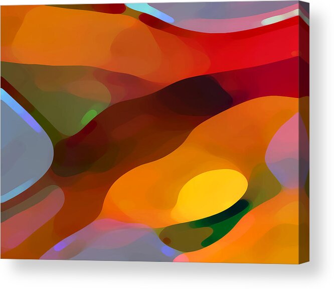Abstract Acrylic Print featuring the painting Paradise Found by Amy Vangsgard