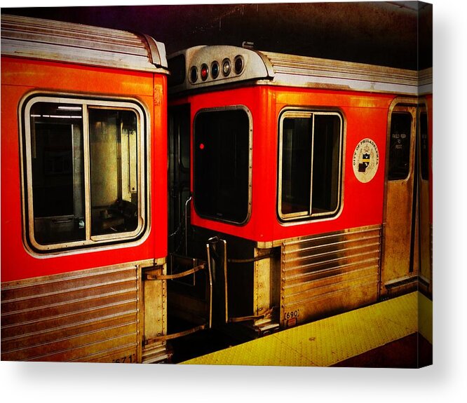 Philadelphia Acrylic Print featuring the photograph Philadelphia - Subway Train 1 by Richard Reeve