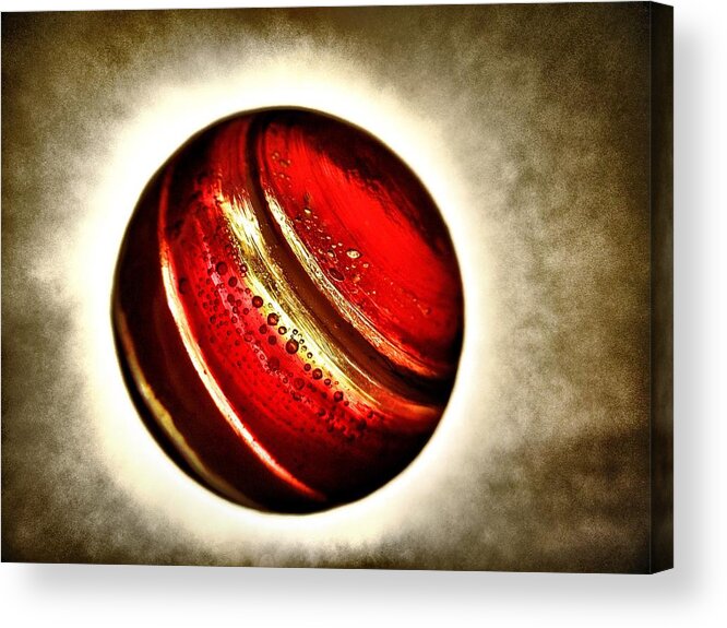 My Little Planets Series Acrylic Print featuring the photograph Planet Passion - My Little Planets Series by Marianna Mills