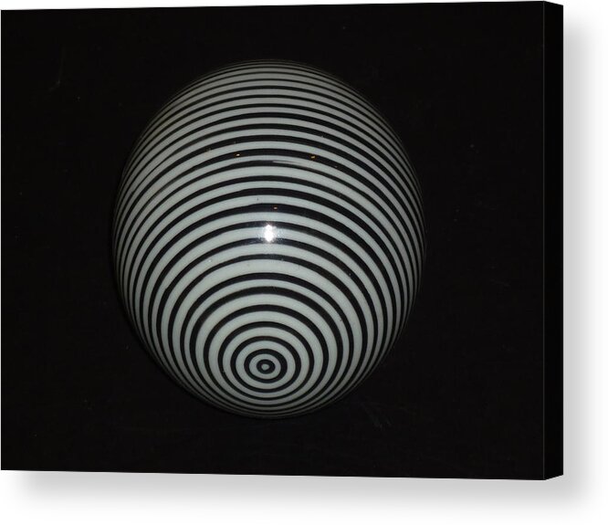 Selftaught Acrylic Print featuring the photograph Planet Zebra by Douglas Fromm