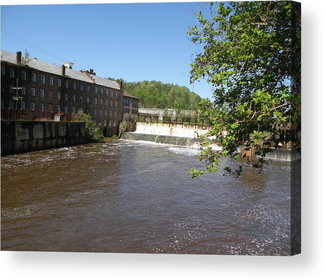 Pratt Acrylic Print featuring the photograph Pratt Cotton Factory by Caryl J Bohn