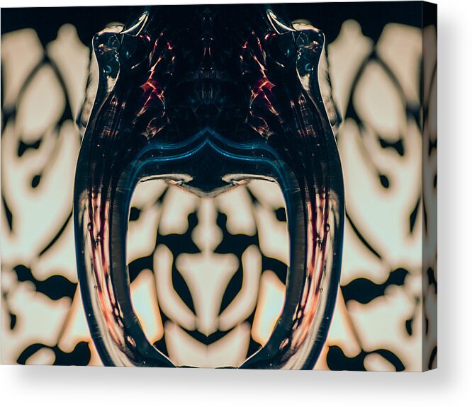 Artistic Acrylic Print featuring the photograph Processed Symmetry by Eugene Campbell