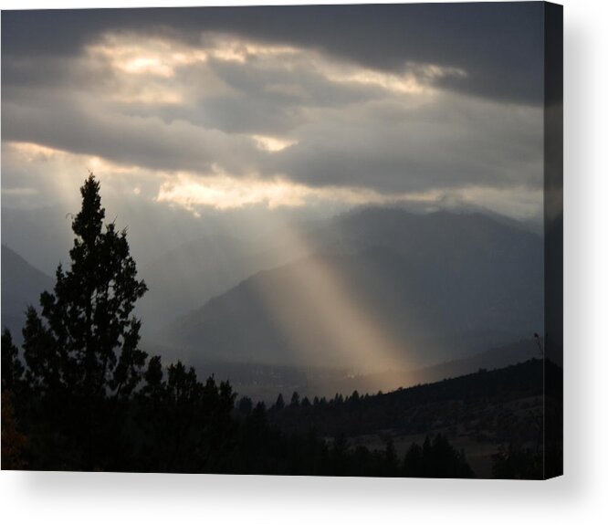  Acrylic Print featuring the photograph Ray of Light by William McCoy