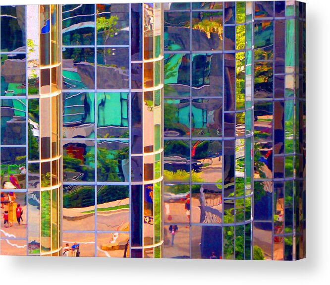 Vancouver Acrylic Print featuring the photograph Reflection 7 by Laurie Tsemak