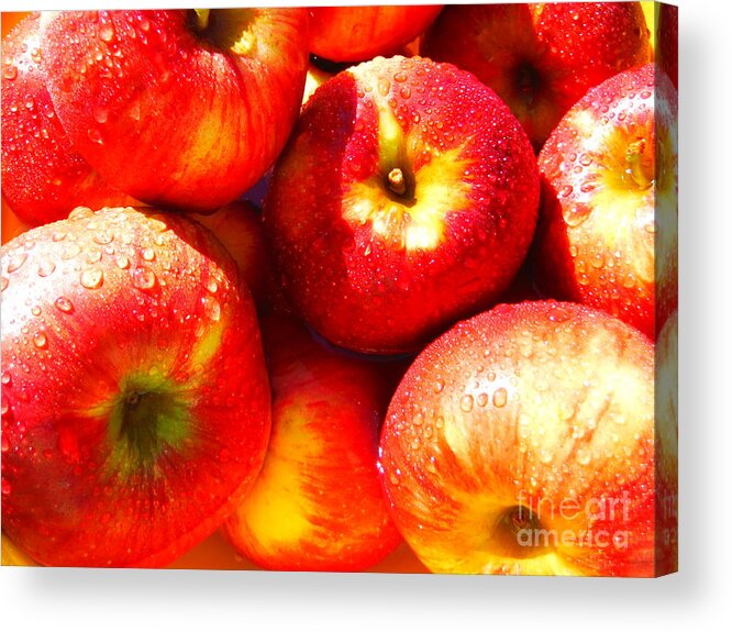 Rich Apple Glow Acrylic Print featuring the photograph Rich Apple Glow by Paddy Shaffer