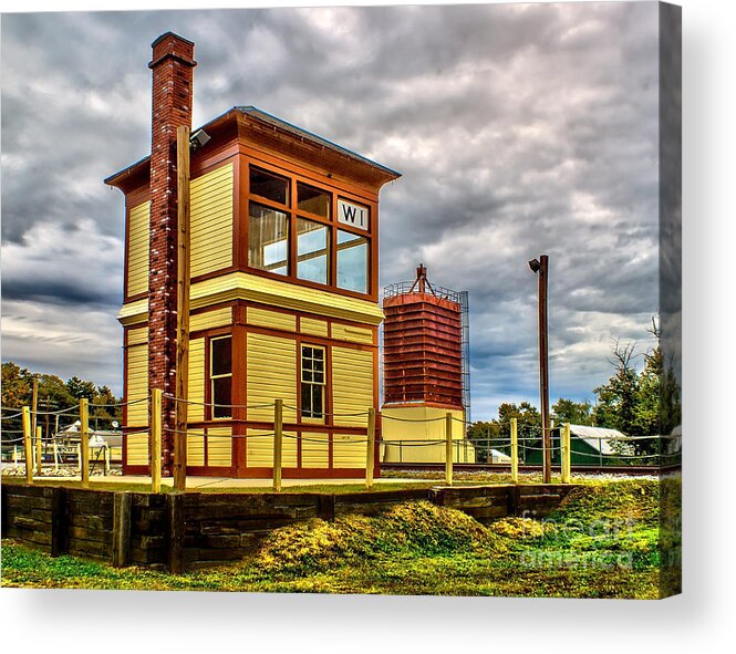 Switch Acrylic Print featuring the photograph Richland Tower by Nick Zelinsky Jr