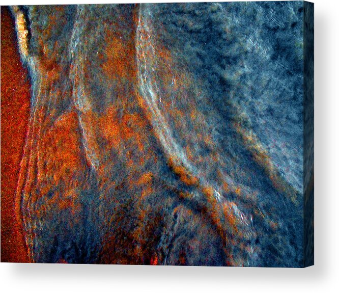 Water Acrylic Print featuring the photograph Ripples of Infinity by Peter Cutler