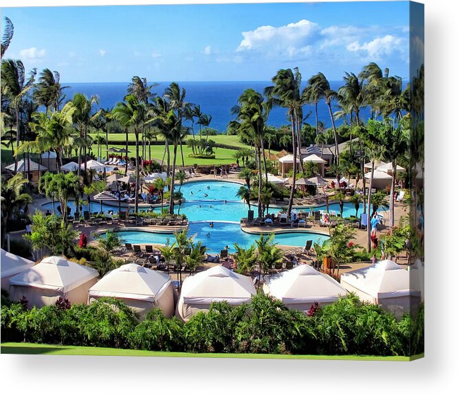 Hawaii Acrylic Print featuring the photograph Ritz Carlton 17 by Dawn Eshelman