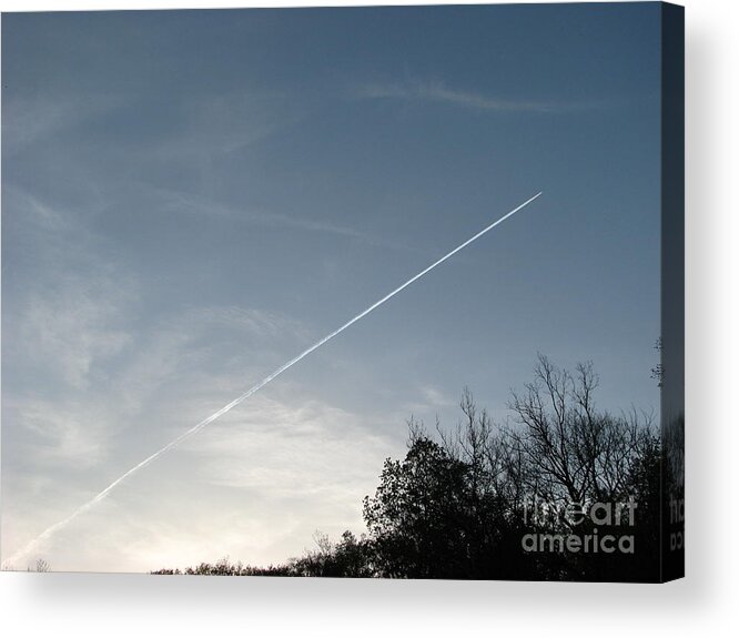 Jet Acrylic Print featuring the photograph Rocket To The Stars by Michael Krek