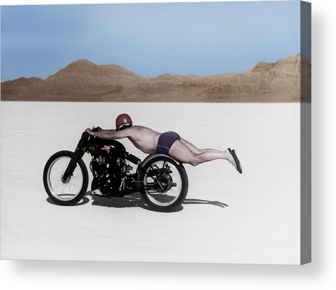 Rollie Free Acrylic Print featuring the photograph Roland Rollie Free by Mark Rogan