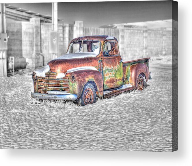 Truck Acrylic Print featuring the photograph Rusty Purgatory by HW Kateley