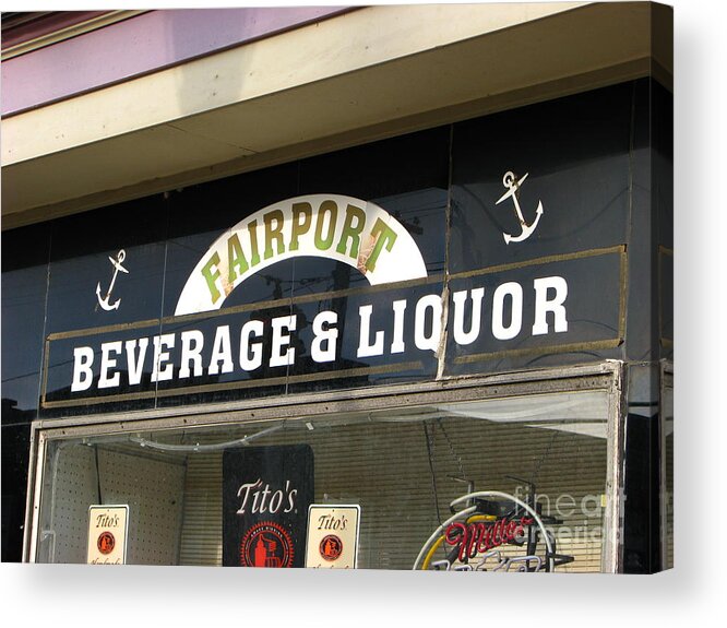 Beer Acrylic Print featuring the photograph Sailors Store by Michael Krek