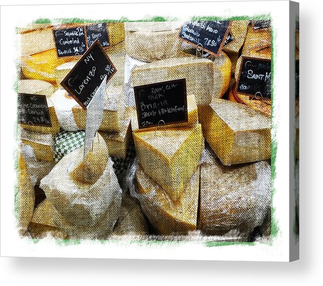 Food Acrylic Print featuring the photograph Say Cheese by Scott Kingery