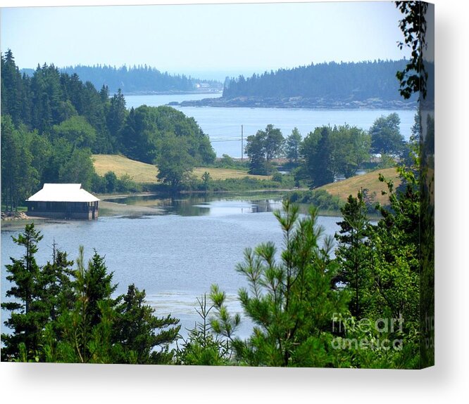 Seal Harbor Maine Acrylic Print featuring the photograph Seal Harbor Maine by Elizabeth Dow