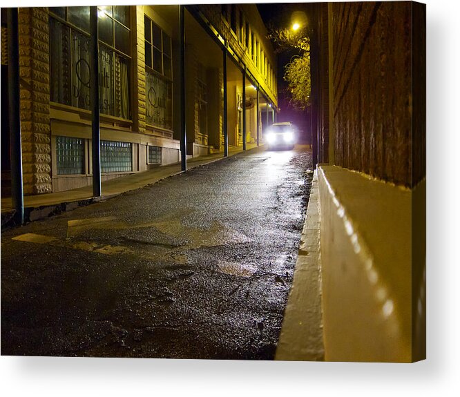 Alley Acrylic Print featuring the photograph Searching by Mary Lee Dereske