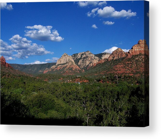 Valley Acrylic Print featuring the photograph Sedona-3 by Dean Ferreira