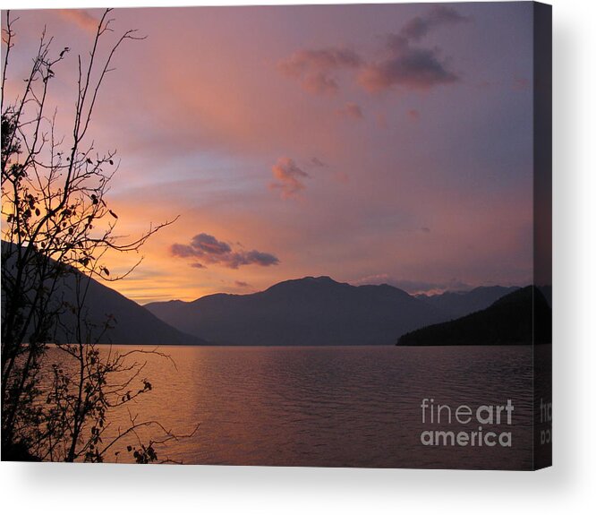 Kootenay Acrylic Print featuring the photograph Serenity by Leone Lund